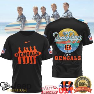 Cincinnati Bengals x The Beach Boys Retro Surf Tribute T Shirt