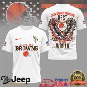 Cleveland Browns CM Punk Best In The World NFL Graphic T Shirt Cleveland Browns CM Punk Best In The World NFL Graphic T Shirt