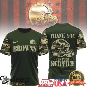 Cleveland Browns Military Appreciation Camo Sleeve T Shirt Cleveland Browns Military Appreciation Camo Sleeve T Shirt