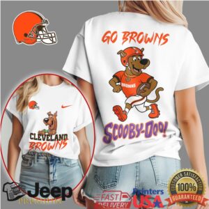 Cleveland Browns Scooby Doo Football Fan T Shirt