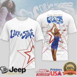 Corinne Bailey Rae Like A Star 20th Anniversary Tour T Shirt