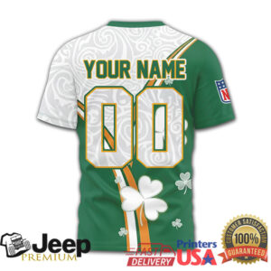 Custom Name Buffalo Bills St. Patrick’s Day Shamrock NFL Jersey T Shirt Custom Name Buffalo Bills St. Patrick’s Day Shamrock NFL Jersey T Shirt