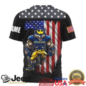 Custom Name Michigan Wolverines Mascot We The People Patriotic American T Shirt Custom Name Michigan Wolverines Mascot We The People Patriotic American T Shirt