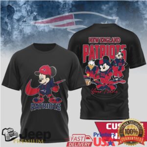 Custom New England Patriots Mickey Mouse Disney NFL T Shirt