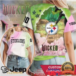 Custom Pittsburgh ST Shirtlers Wicked Emerald City Defying Gravity Shirt
