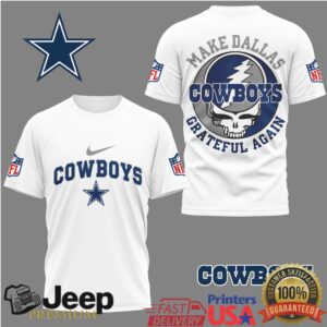 Dallas Cowboys Make Dallas Grateful Again Skull NFL T Shirt