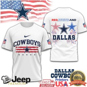 Dallas Cowboys NFL Independence Day Star & Stripes Patriotic T Shirt Dallas Cowboys NFL Independence Day Star & Stripes Patriotic T Shirt