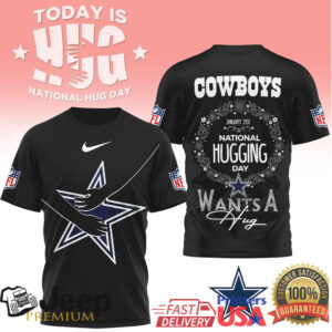 Dallas Cowboys National Hugging Day “Wants A Hug” T Shirt Dallas Cowboys National Hugging Day “Wants A Hug” T Shirt