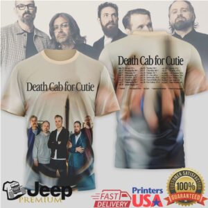 Death Cab for Cutie Indie Rock Band Photo Tour T Shirt Death Cab for Cutie Indie Rock Band Photo Tour T Shirt