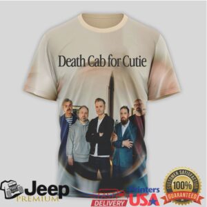 Death Cab for Cutie Indie Rock Band Photo Tour T Shirt