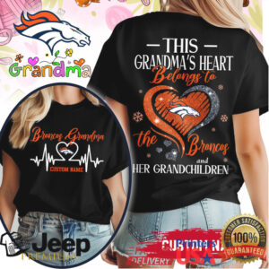 Denver Broncos Grandma Heart T Shirt Personalized This Grandma’s Heart Belongs To Denver Broncos Grandma Heart T Shirt Personalized This Grandma’s Heart Belongs To