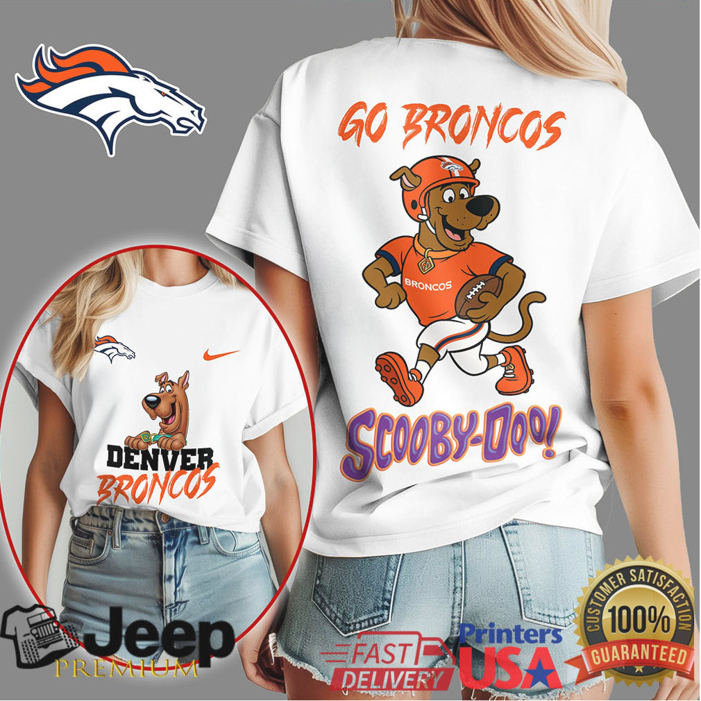 Denver Broncos Scooby Doo Football Fan T Shirt Denver Broncos Scooby Doo Football Fan T Shirt
