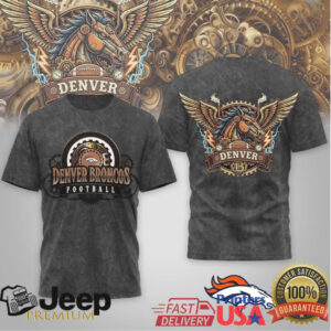 Denver Broncos Steampunk Mechanical Horse Wings Vintage Football T Shirt Denver Broncos Steampunk Mechanical Horse Wings Vintage Football T Shirt