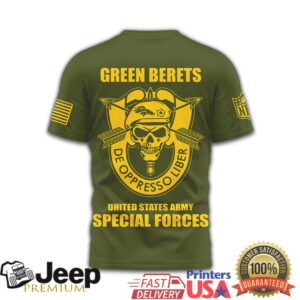 Denver Broncos US Army Special Forces Green Berets Military T Shirt
