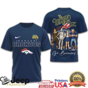 Denver Broncos Wizard of Oz Characters Graphic T Shirt