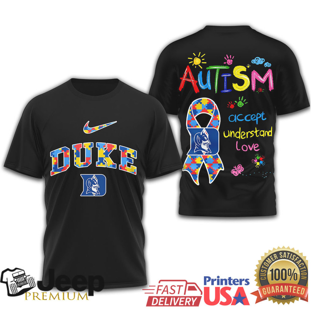 Duke Blue Devils Autism Awareness Accept Understand Love Shirt Duke Blue Devils Autism Awareness Accept Understand Love Shirt