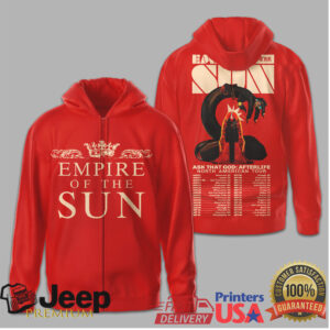 Empire of the Sun Ask That God Afterlife North American Tour 2026 Merch T Shirt Empire of the Sun Ask That God Afterlife North American Tour 2026 Merch T Shirt