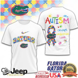 Florida Gators Autism Awareness T Shirt Accept Understand Love