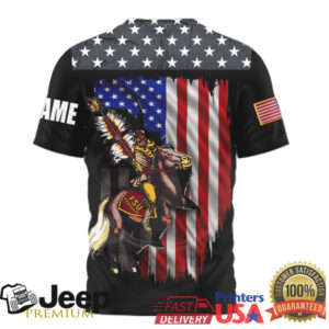 Florida State Seminoles Custom Name We The People Patriotic American Flag T Shirt