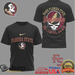 Florida State Seminoles Make FSU Grateful Again Steal Your Face T Shirt
