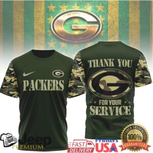 Green Bay Packers Military Appreciation Camo Sleeve T Shirt Green Bay Packers Military Appreciation Camo Sleeve T Shirt