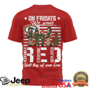 Green Bay Packers Red Friday Remember Everyone Deployed Military Fan T Shirt Green Bay Packers Red Friday Remember Everyone Deployed Military Fan T Shirt