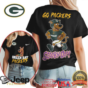 Green Bay Packers Scooby Doo Football Fan T Shirt