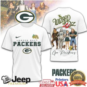 Green Bay Packers x The Wizard of Oz Emerald City Fan T Shirt