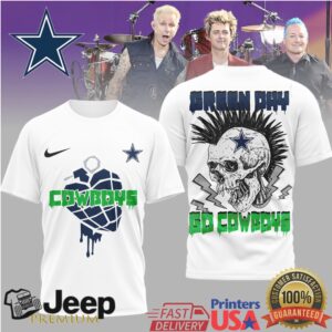 Green Day x Dallas Cowboys American Idiot Style Punk T Shirt
