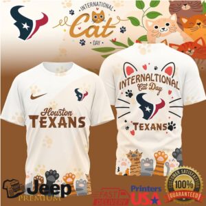 Houston Texans International Cat Day Fan T Shirt