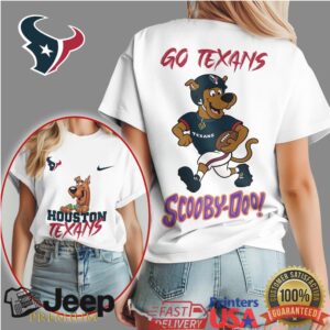 Houston Texans Scooby Doo Football Go Texans T Shirt