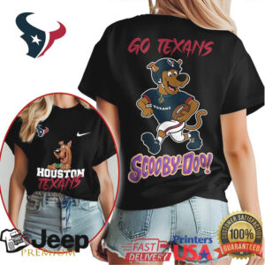 Houston Texans Scooby Doo Football Go Texans T Shirt