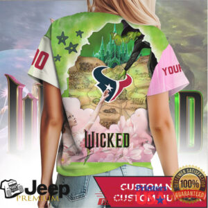 Houston Texans Wicked Musical Inspired All Over Print Shirt Personalized