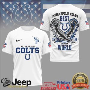 Indianapolis Colts CM Punk Best In The World Crossover T Shirt Indianapolis Colts CM Punk Best In The World Crossover T Shirt