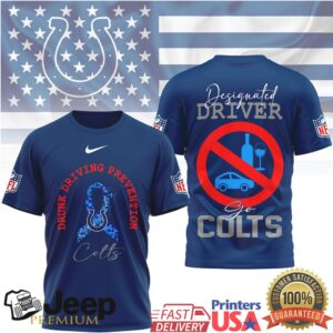 Indianapolis Colts Drunk Driving Prevention Awareness Fan Shirt