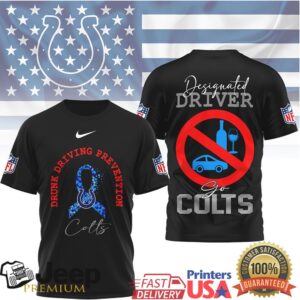 Indianapolis Colts Drunk Driving Prevention Awareness Fan Shirt