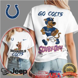 Indianapolis Colts Scooby Doo Football Go Colts T Shirt