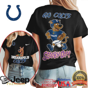 Indianapolis Colts Scooby Doo Football Go Colts T Shirt