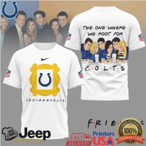 Indianapolis Colts “The One Where We Root For” Friends TV Show Tee