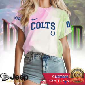 Indianapolis Colts Wicked Glinda & Elphaba Graphic T Shirt Custom Name Jersey