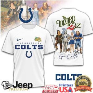 Indianapolis Colts x The Wizard of Oz Character Graphic T Shirt