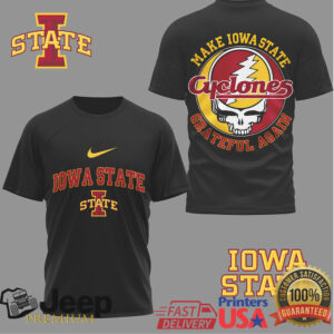 Iowa State Cyclones Make Iowa State Grateful Again Skull Graphic T Shirt