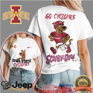 Iowa State Cyclones Scooby Doo Go Cyclones Football T Shirt