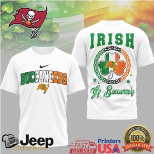 Irish Tampa Bay Buccaneers St. Patrick's Day Clover T Shirt