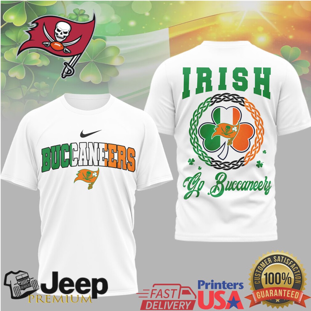 Irish Tampa Bay Buccaneers St. Patrick’s Day Clover T Shirt Irish Tampa Bay Buccaneers St. Patrick’s Day Clover T Shirt
