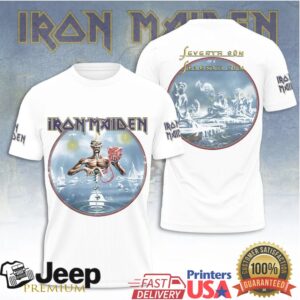 Iron Maiden Seventh Son of a Seventh Son Classic Album Art White T Shirt