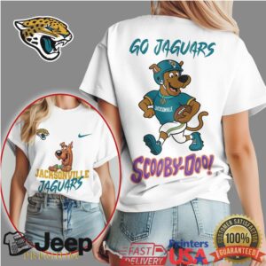 Jacksonville Jaguars Scooby Doo Go Jaguars NFL Fan T Shirt