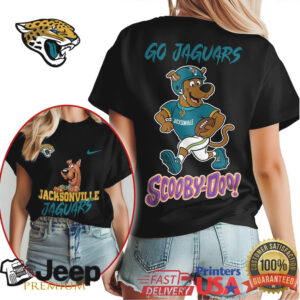 Jacksonville Jaguars Scooby Doo Go Jaguars NFL Fan T Shirt