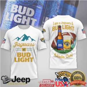Jacksonville Jaguars x Bud Light I Am A Jaguars & Bud Light Kinda Guy Girl T Shirt