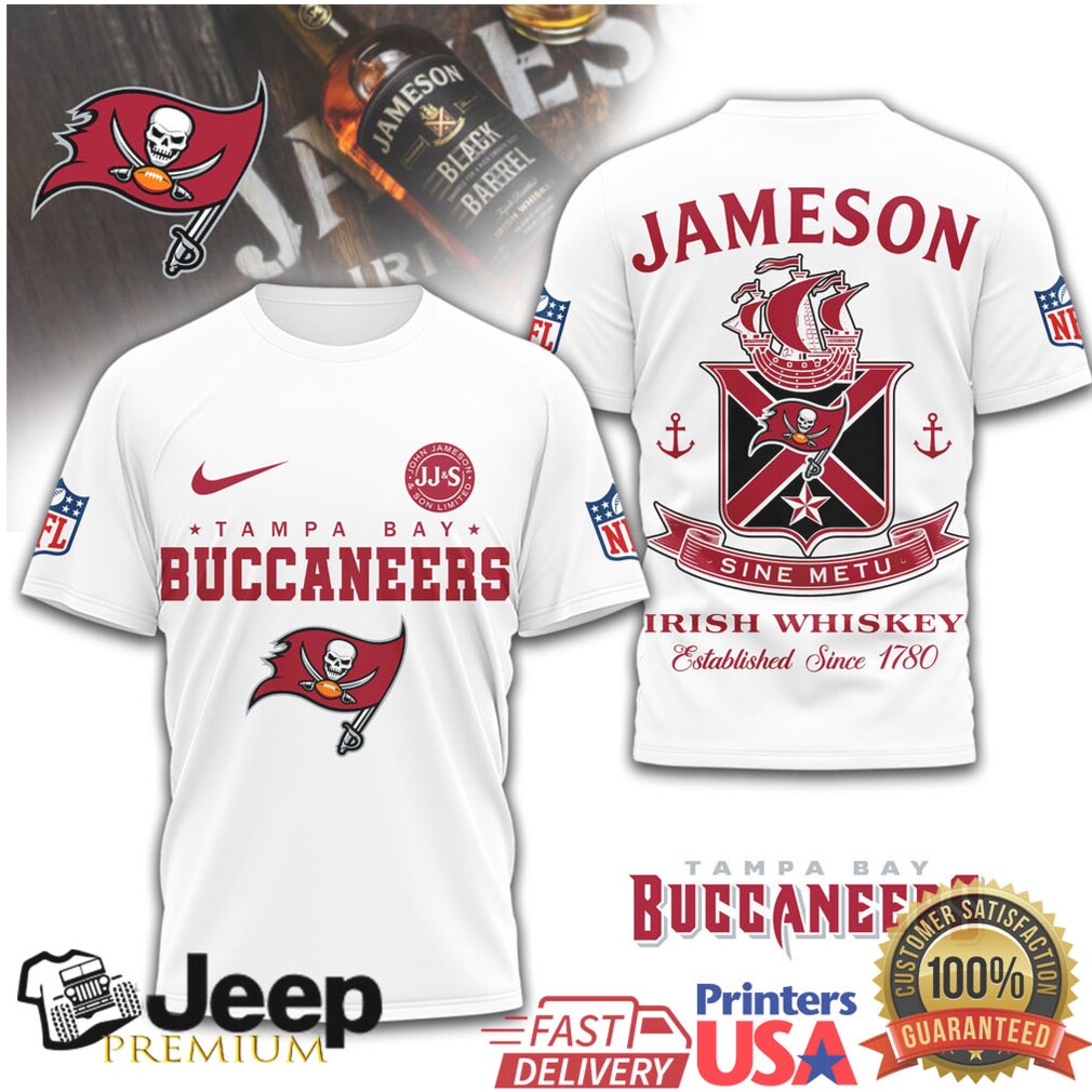 Jameson Irish Whiskey x Tampa Bay Buccaneers NFL Graphic T Shirt Jameson Irish Whiskey x Tampa Bay Buccaneers NFL Graphic T Shirt